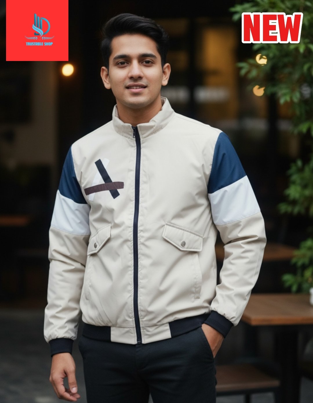 Jakect White-Poket-Design